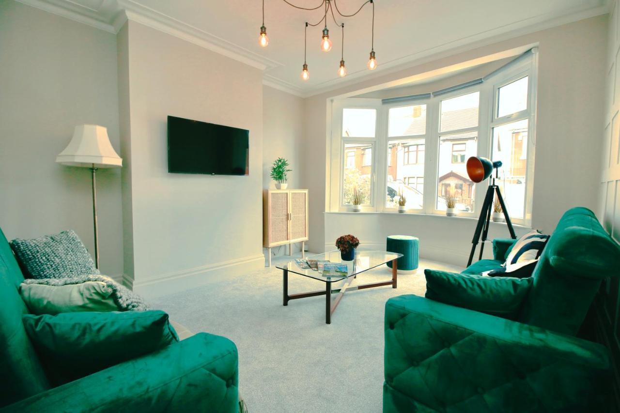Xxhot Tubxx 4Bed Semi, Sleeps 8, 2 Bathrooms Blackpool Exteriör bild